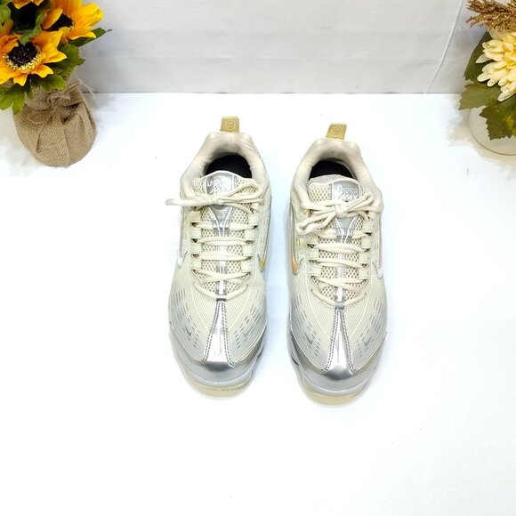 Nike VaporMax 360 "Cream" Athletic Sneakers CK2719-200 Iridescent Swoosh WMNS 10 - Picture 5 of 10